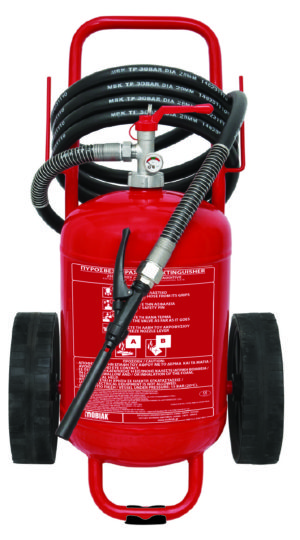 Trolley Fire Extinguisher 25Lt Foam Welded